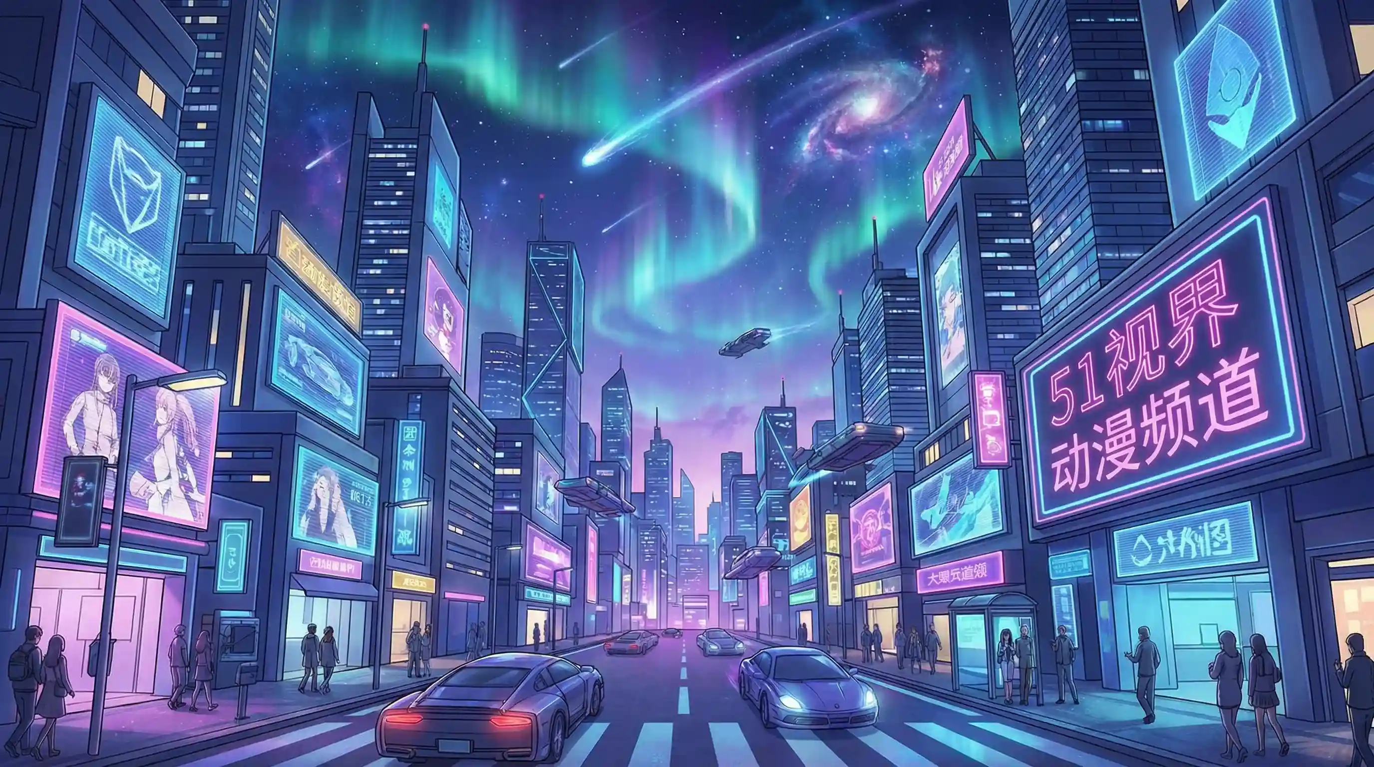 日式动漫风格城市夜景 - 51视频 动漫推荐